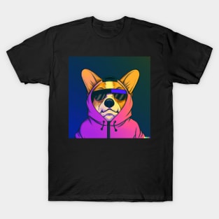 Cute Corgi Cartoon T-Shirt